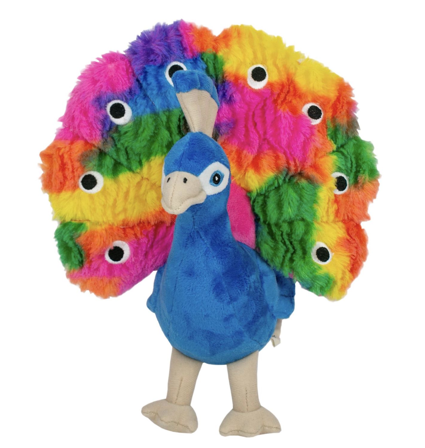 Tall Tails Dog Plush Peacock 10''