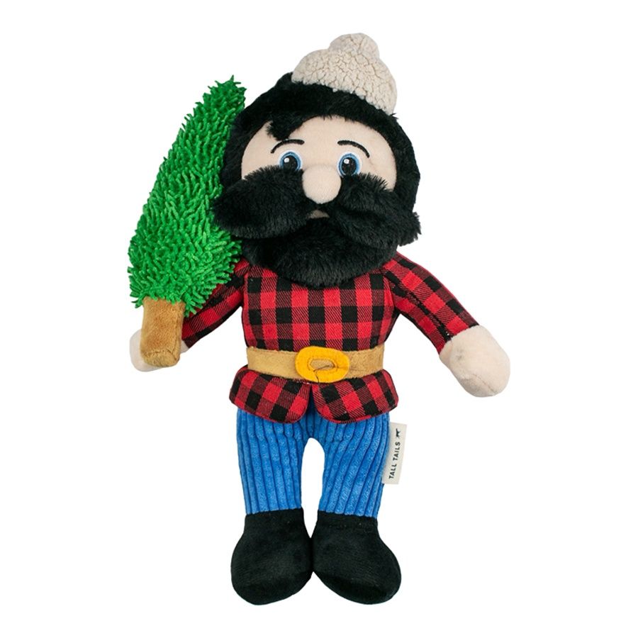 Tall Tails Dog Plush Rope Paul Bunyan 14''