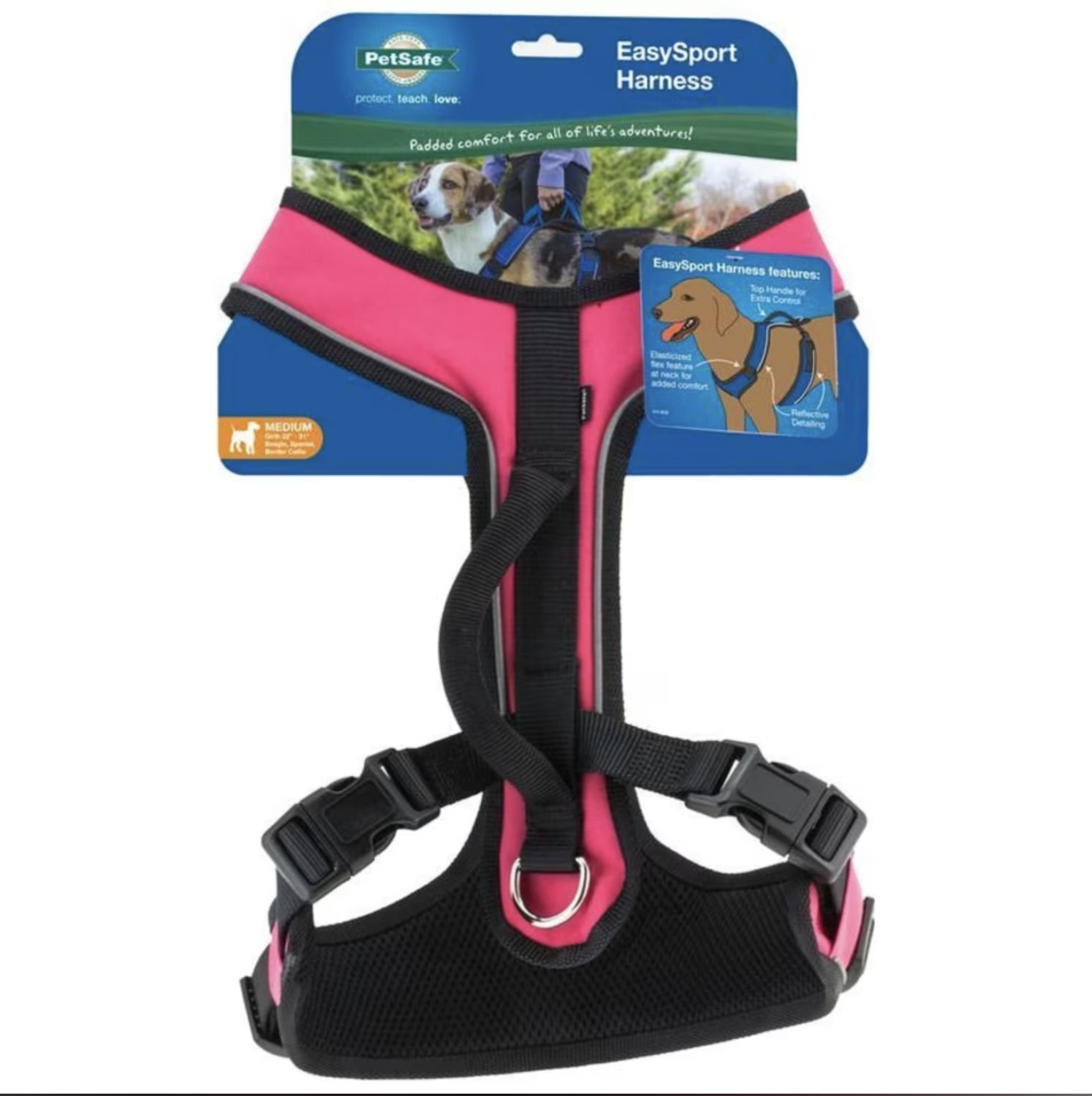 PetSafe Easysport Dog Harness Pink, Size: Extra Small