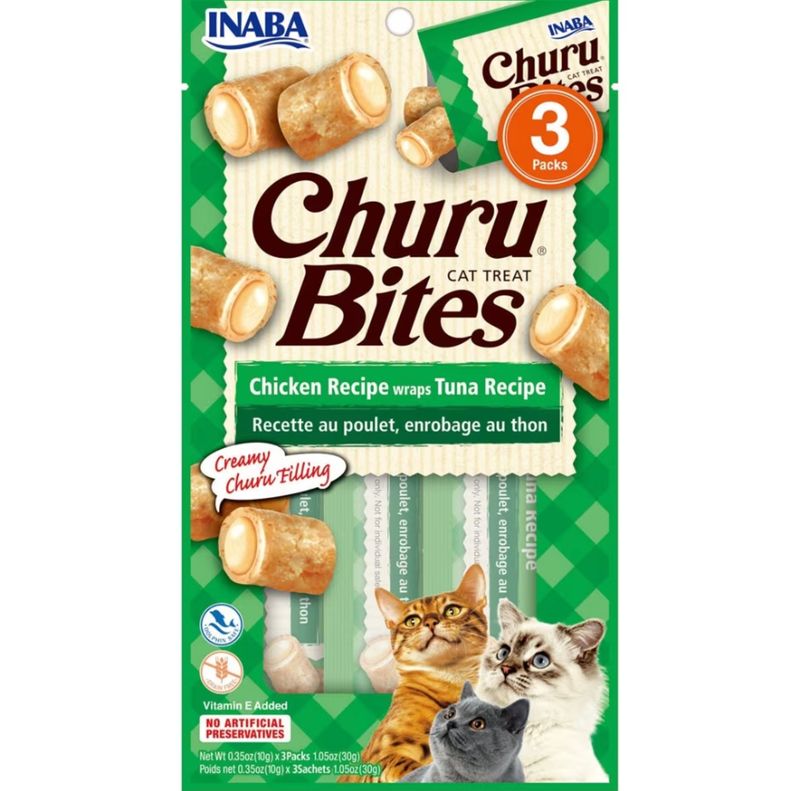 Inaba Churu Bites Chicken &amp; Tuna 0.35oz 3pk