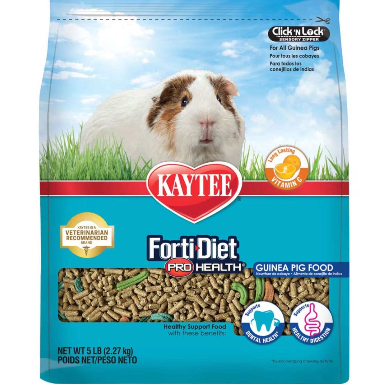 Kaytee Forti-Diet Pro Health Guinea Pig Food 5lb