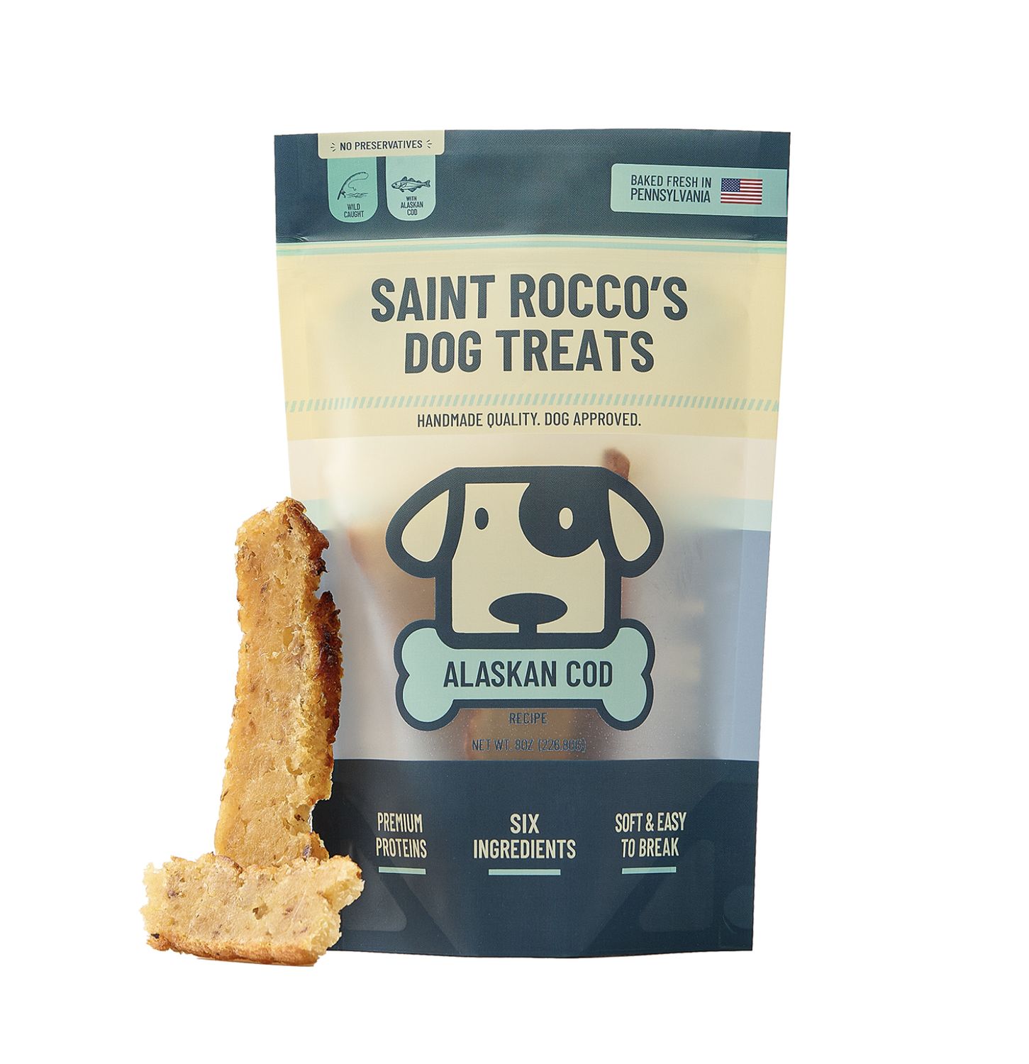 Saint Rocco's Dog Alaskan Cod, Size: 16oz