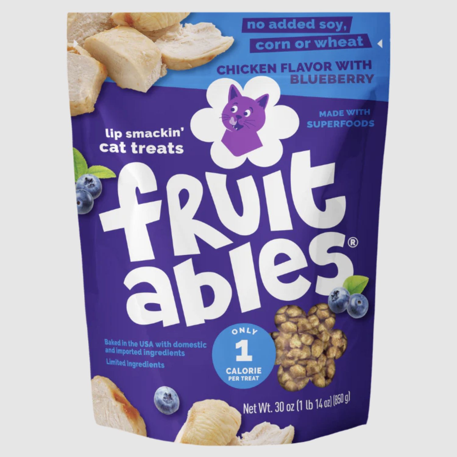 Fruitables Cat Treats Chicken &amp; Blueberry 2.5oz