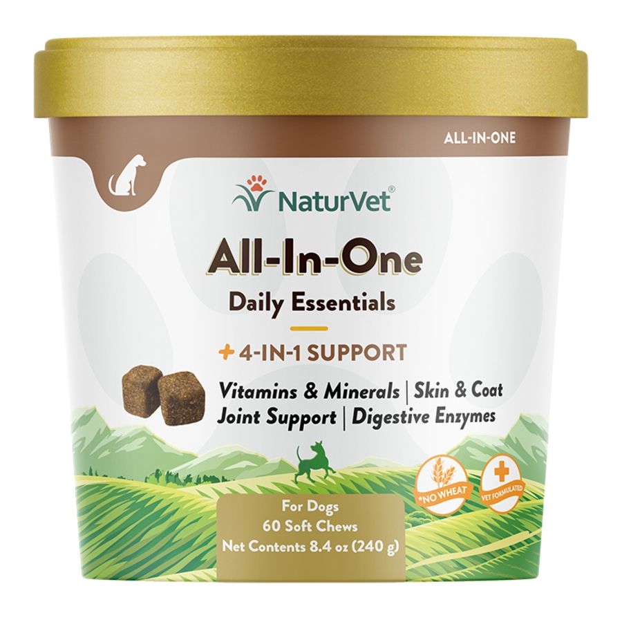 NaturVet Dog All-In-One Soft Chew 60 Count