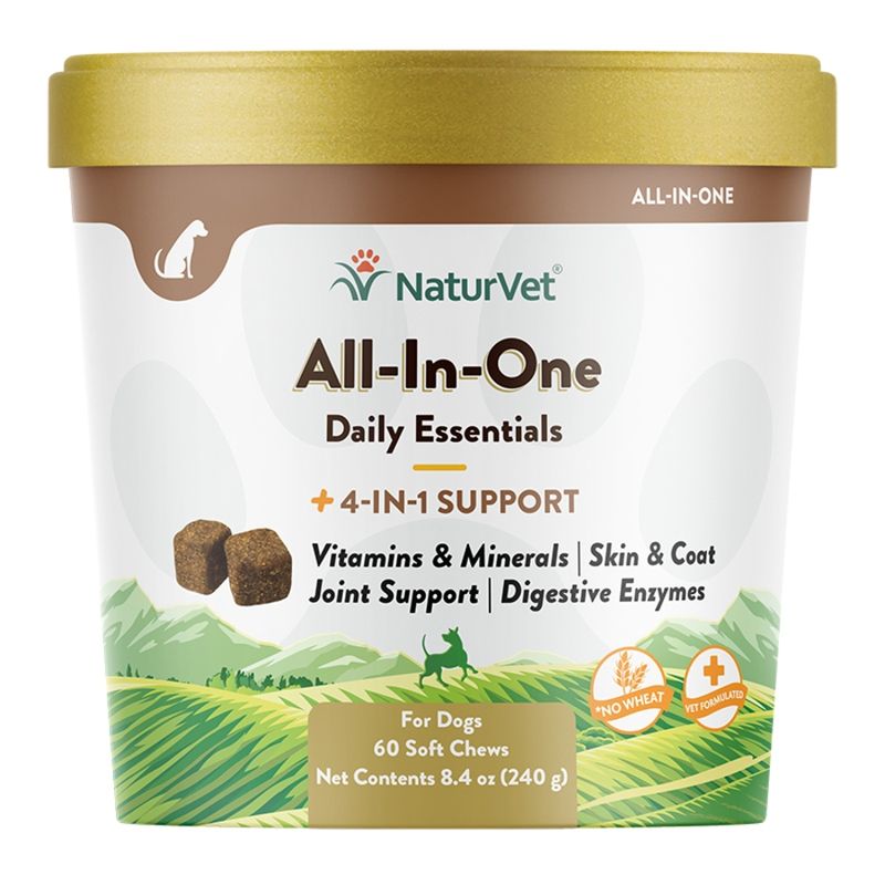 NaturVet Dog All-In-One Soft Chew 60 Count