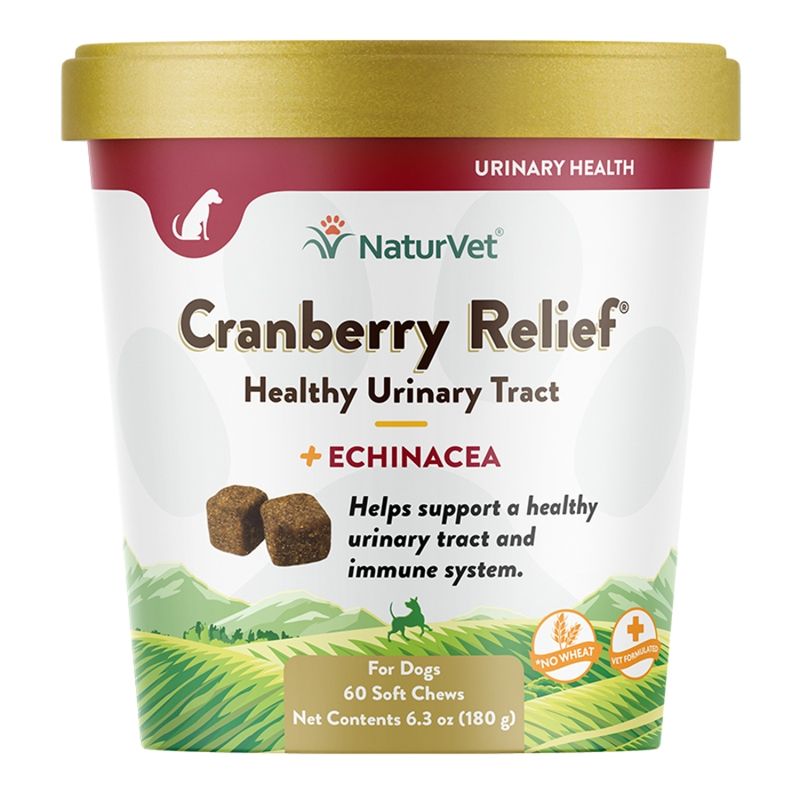 NaturVet Dog Cranberry Relief Chew 60 Count