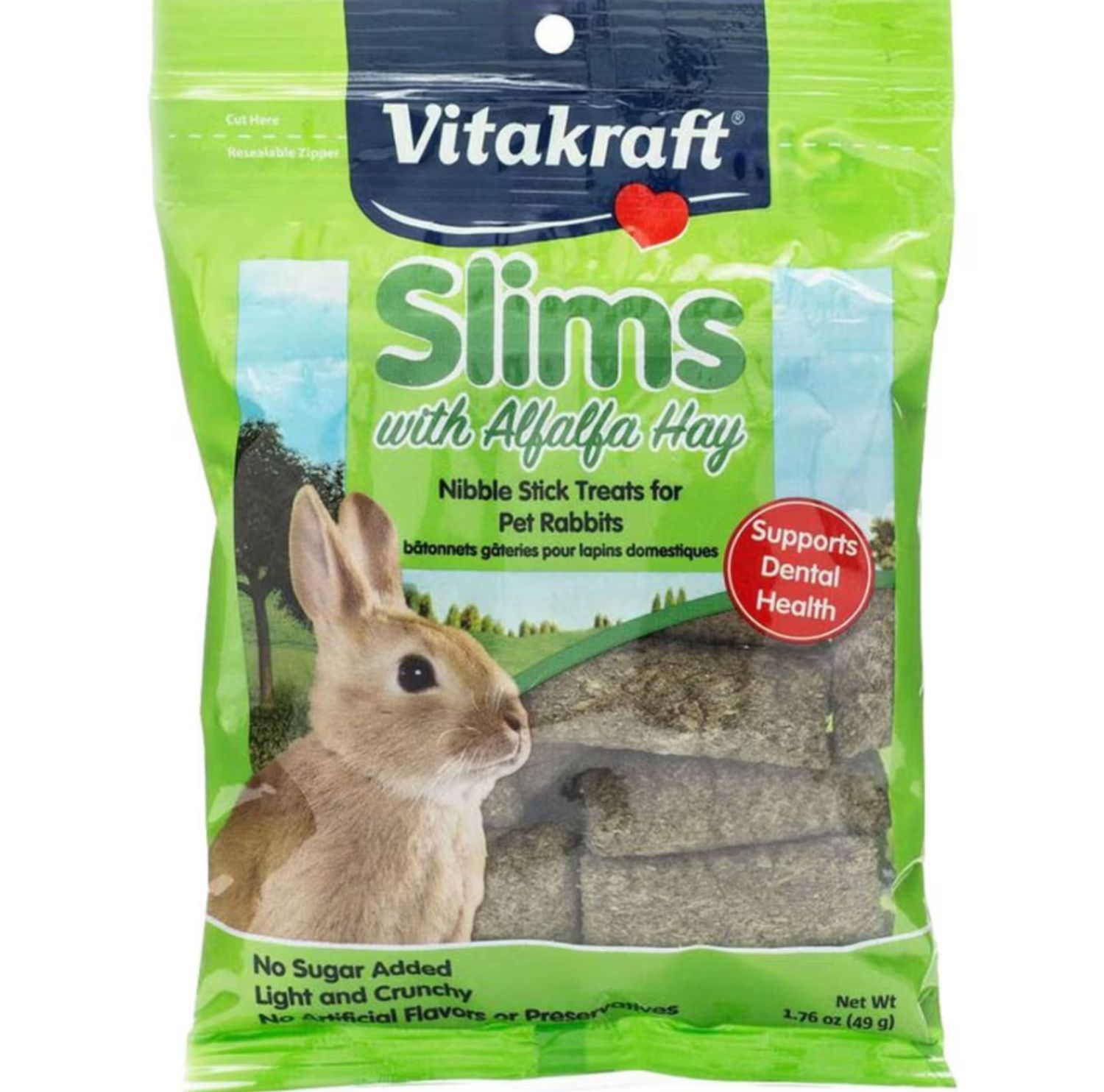 Vitakraft Slims Treats Alfalfa 1.76oz