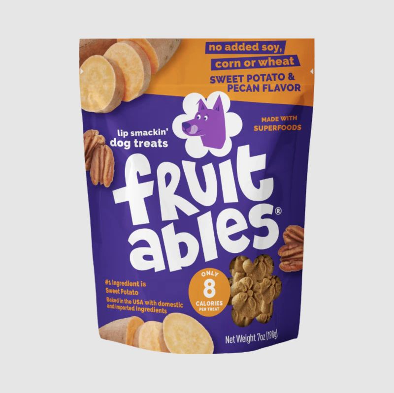 Fruitables Dog Baked Treats Sweet Potato &amp; Pecan 7oz
