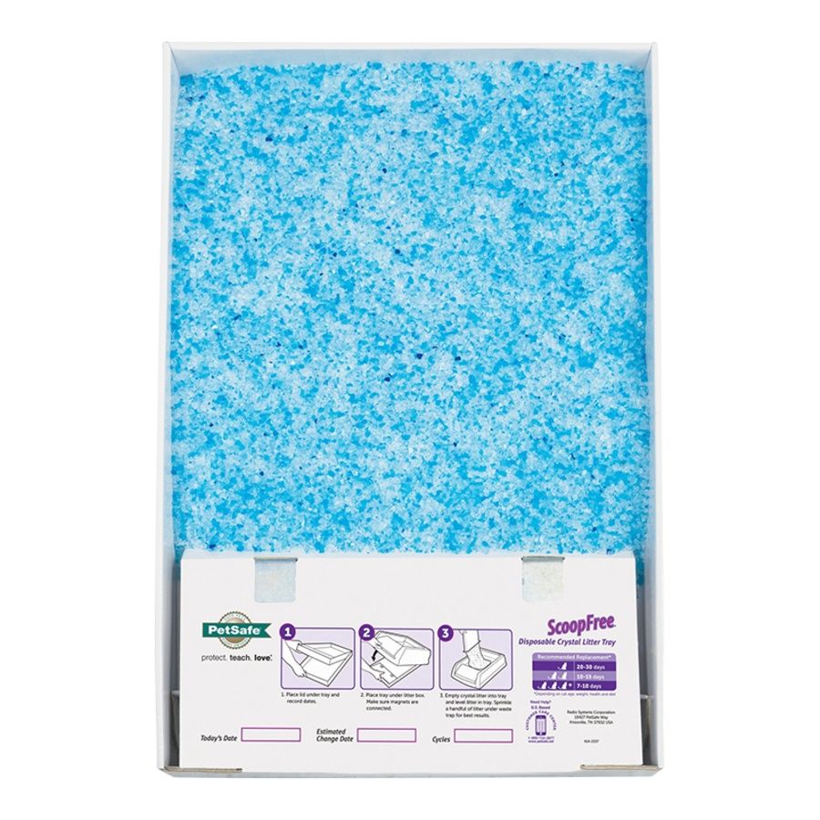 PetSafe Cat Disposable Litter Tray 1 Pack, Color: Blue | Fresh