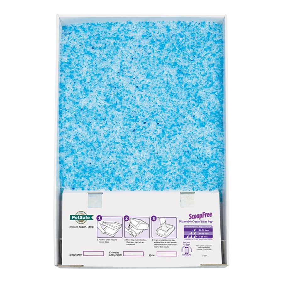PetSafe Cat Disposable Litter Tray 1 Pack, Color: Blue | Fresh