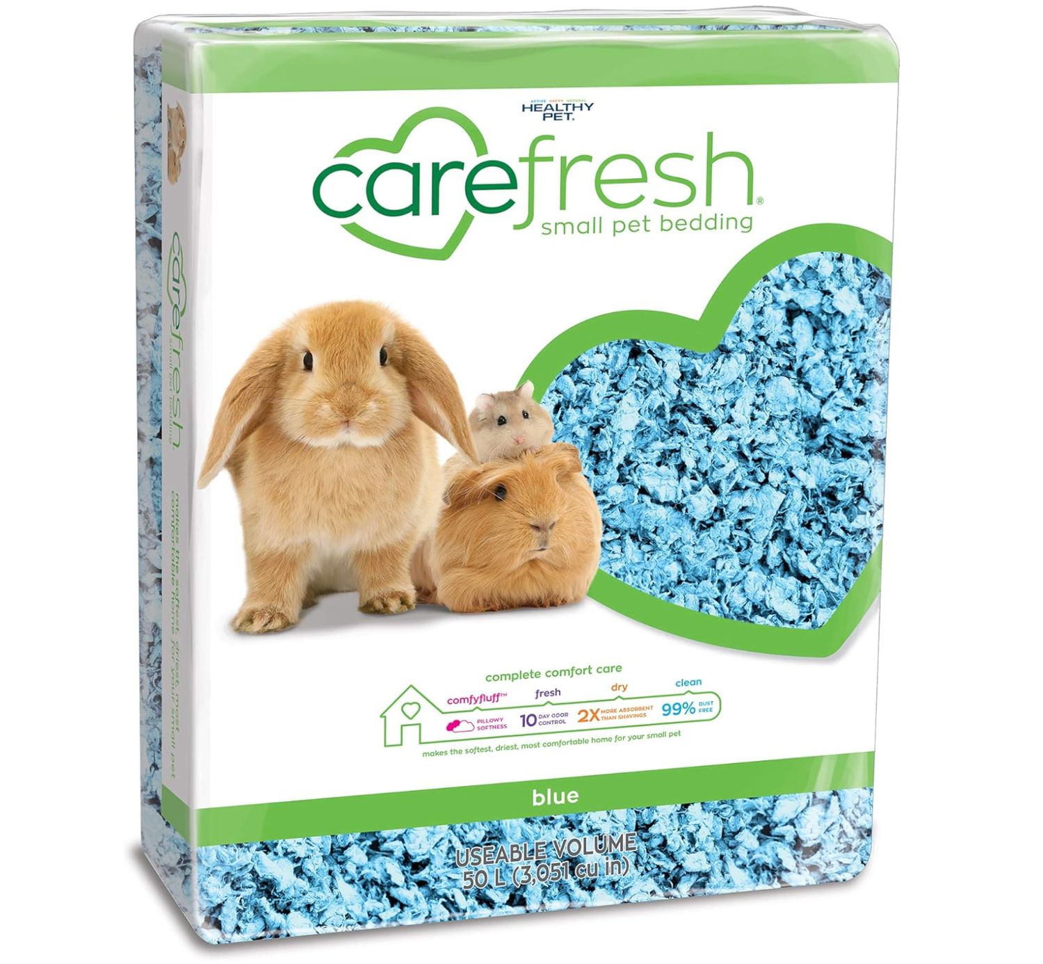 Carefresh Small Pet Bedding Blue, Size: 10L