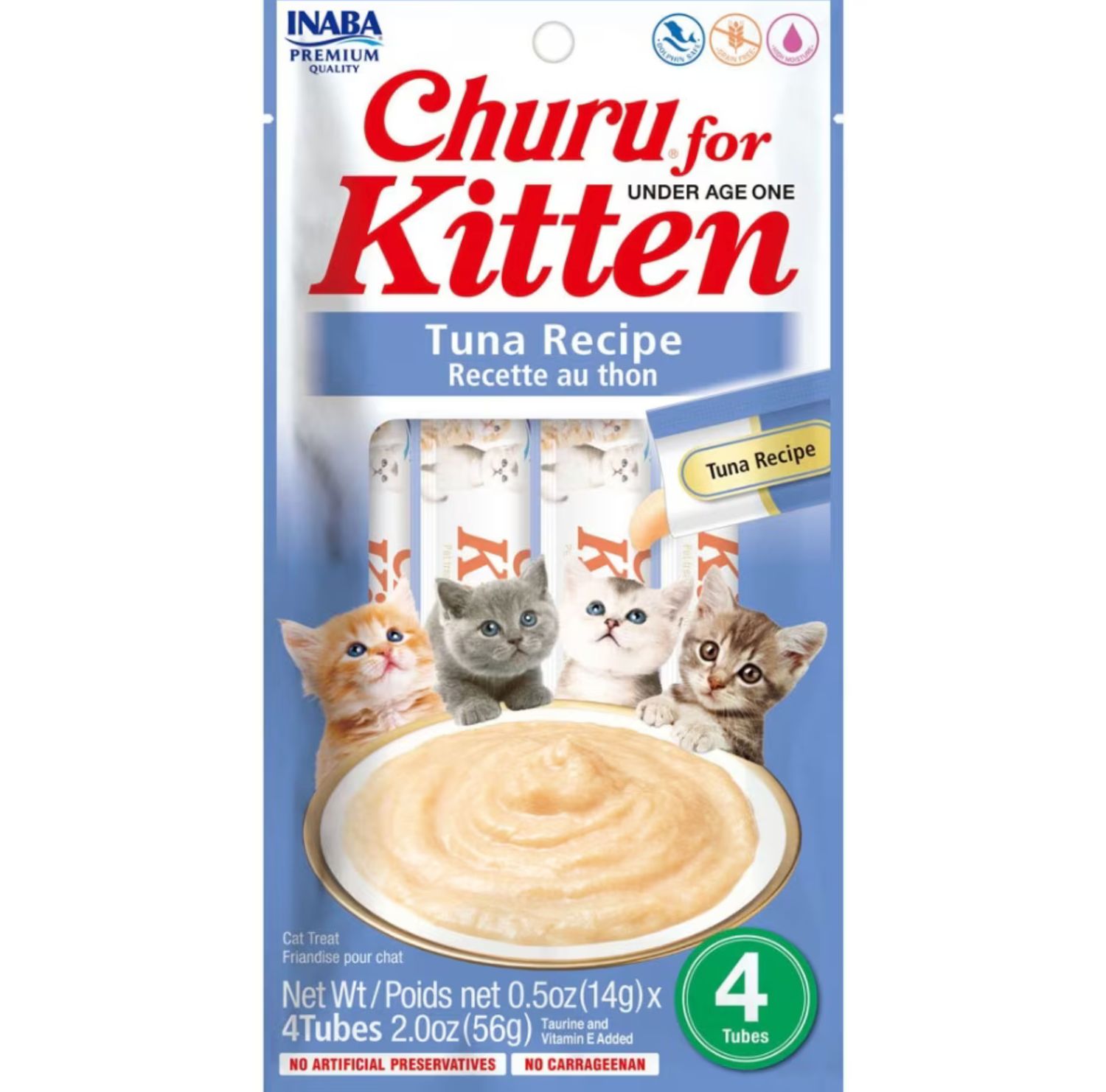 Inaba Churu Kitten Tuna 2oz 4pk