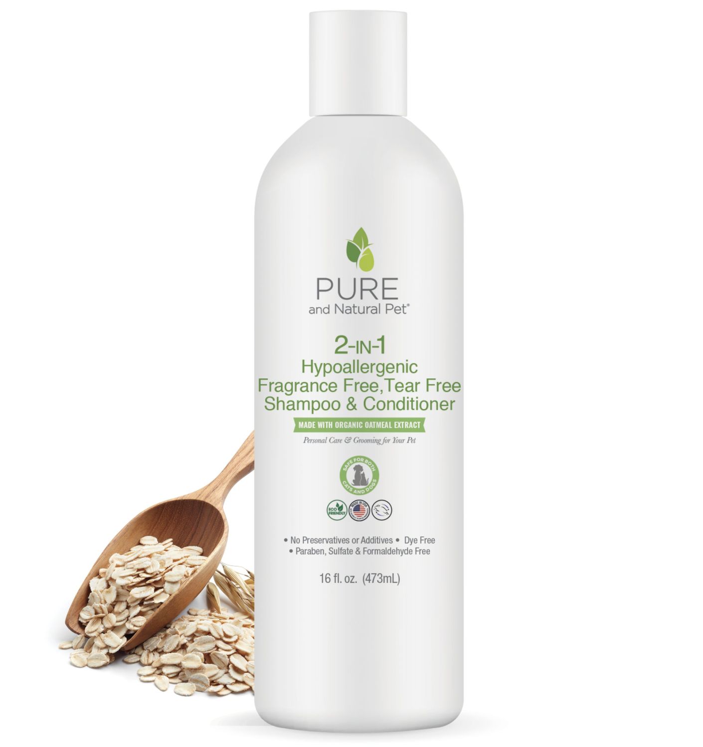Pure &amp; Natural Dog &amp; Cat Shampoo &amp; Conditioner Fragrance Free 16oz