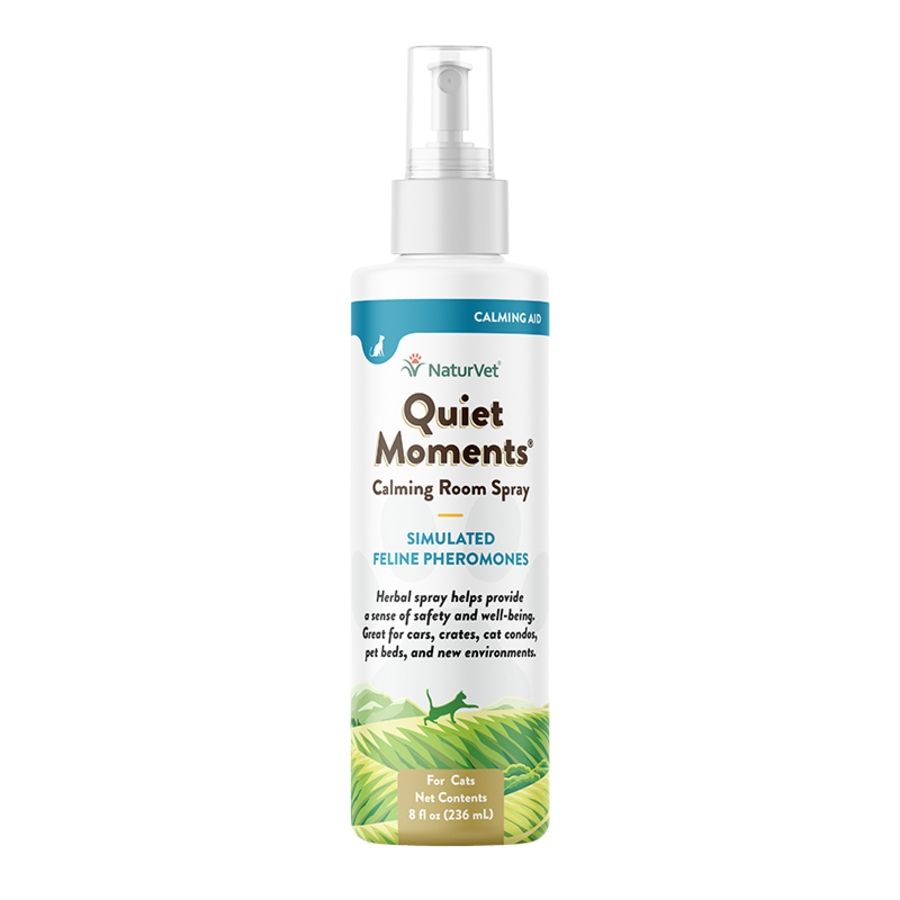 NaturVet Cat Quiet Moment Herbal Spray 8oz