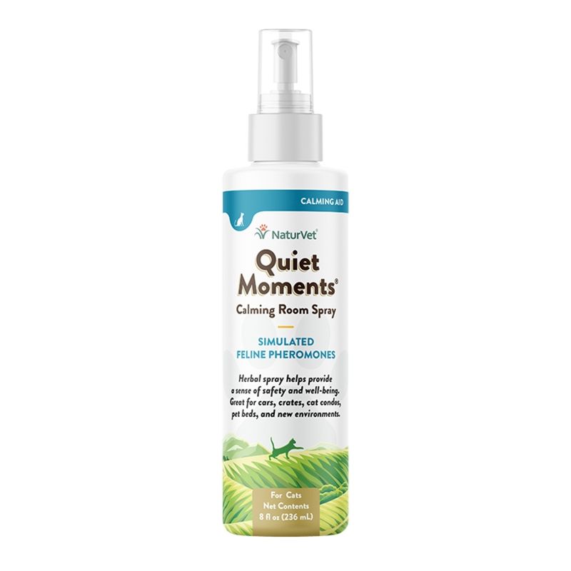 NaturVet Cat Quiet Moment Herbal Spray 8oz