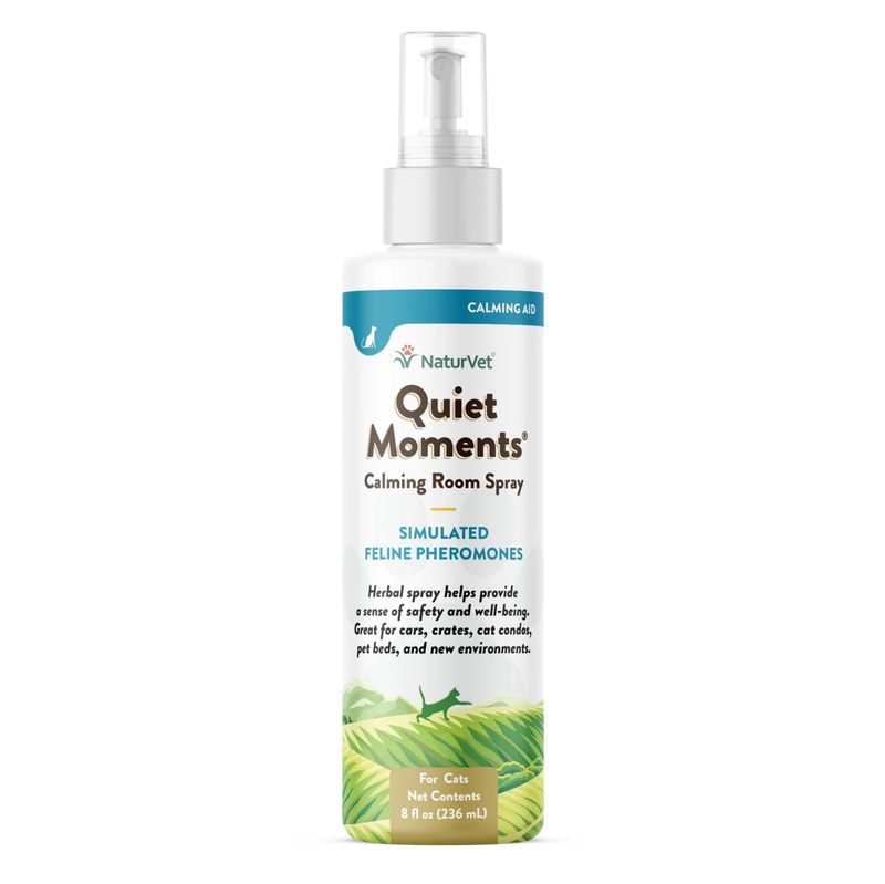NaturVet Cat Quiet Moments Calming Room Spray 8oz