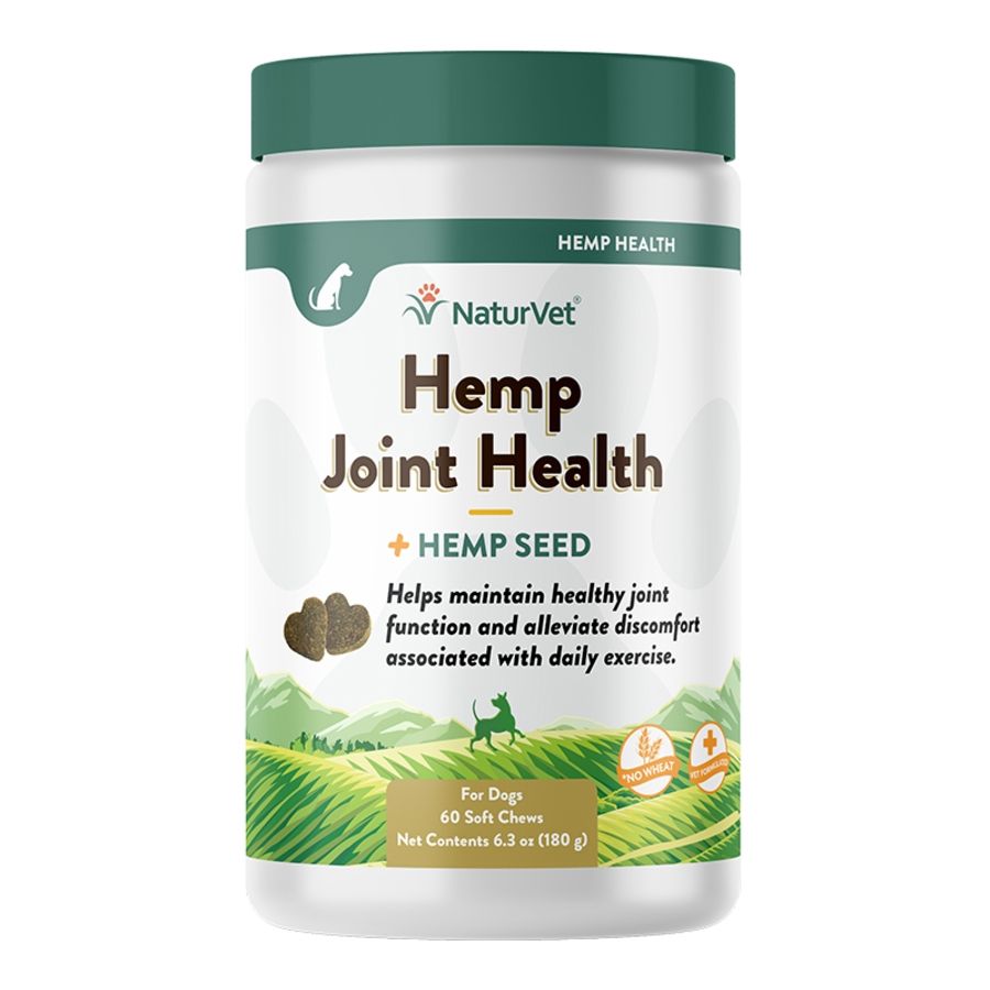 NaturVet Dog Joint Health Hemp Chew, Size: 60 Count