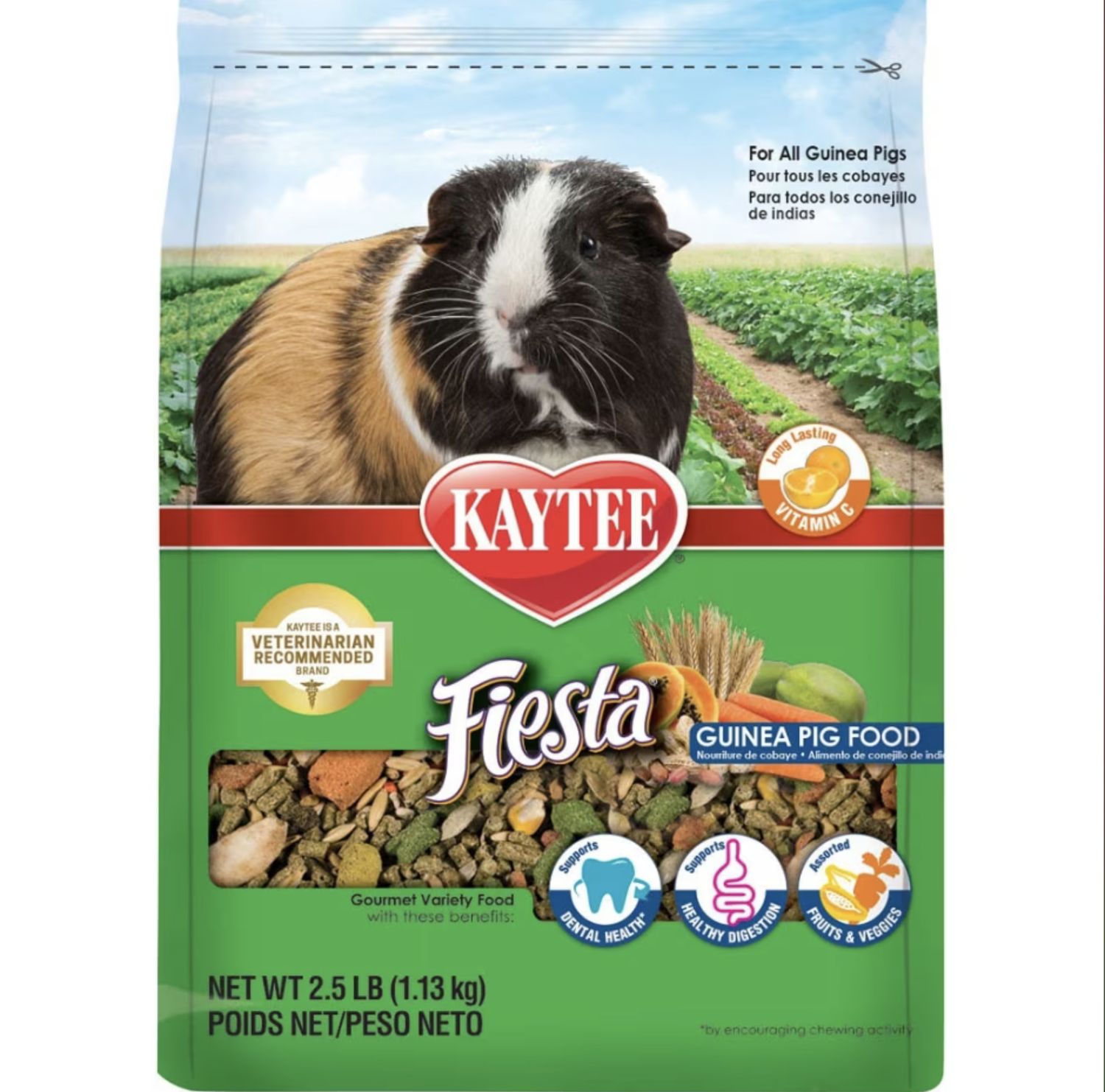 Kaytee Fiesta Guinea Pig Food, Size: 2.5lb