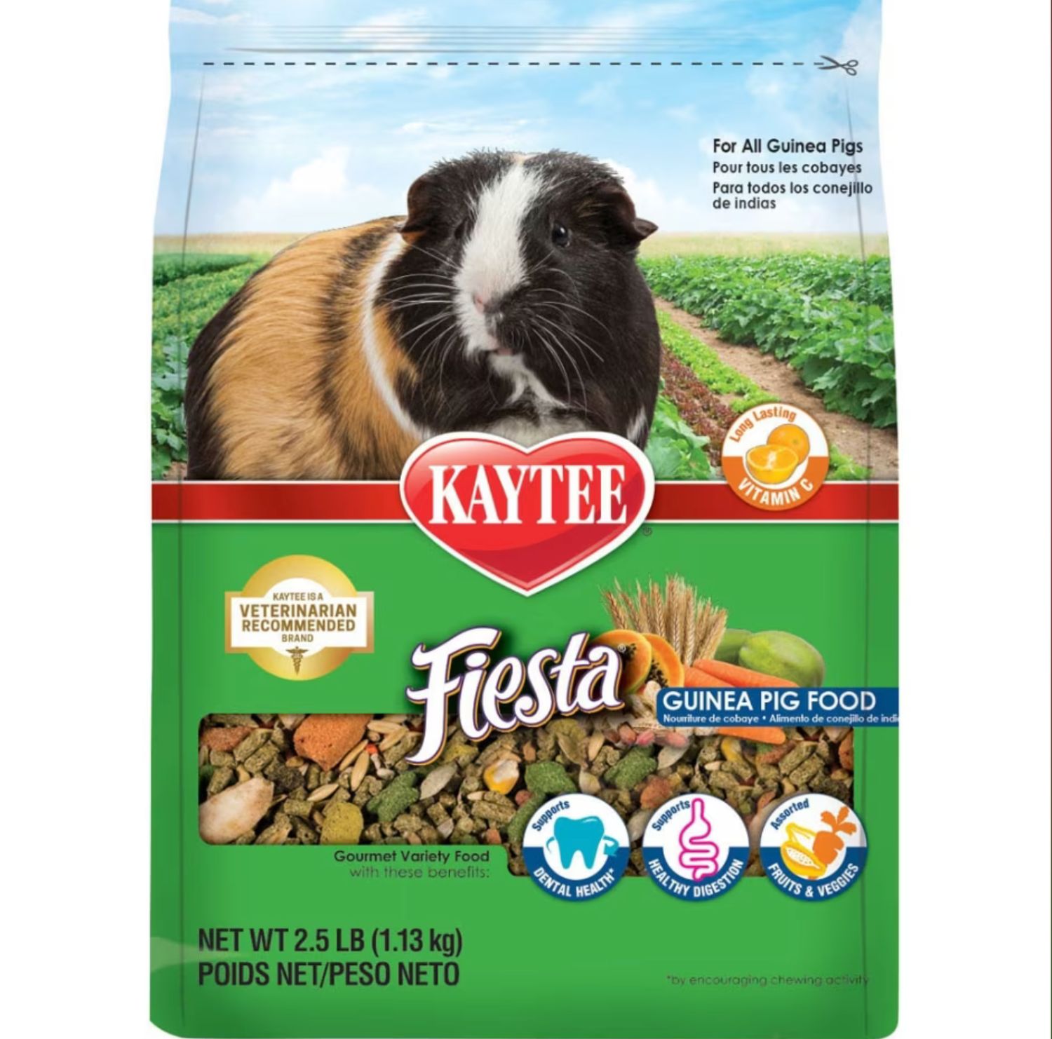 Kaytee Fiesta Guinea Pig Food, Size: 2.5lb