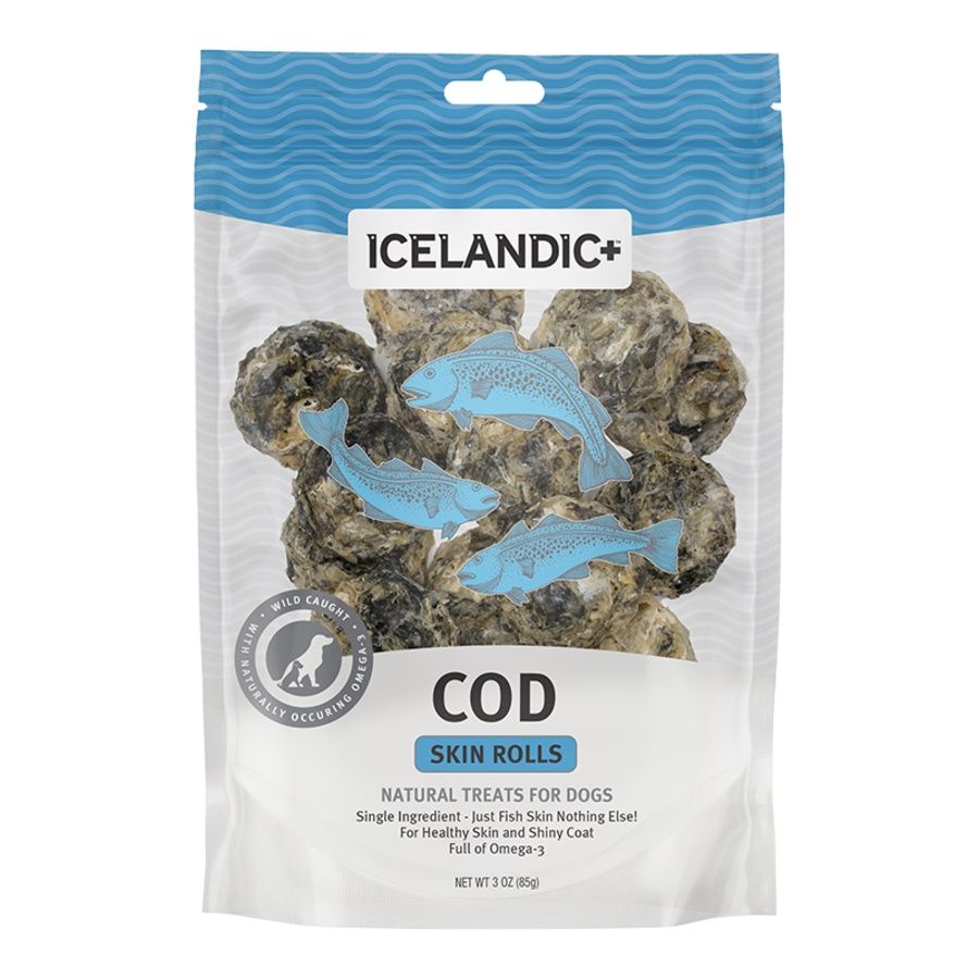 Icelandic Dog Skin Rolls Cod 3oz