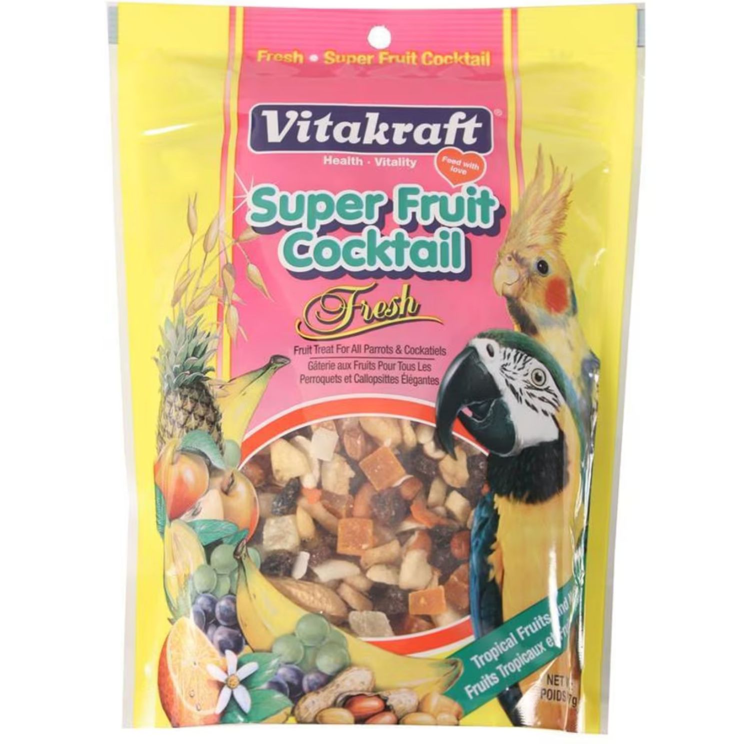 Vitakraft Super Fruit Cocktail Bird Treats Honey 1.76oz 4pk