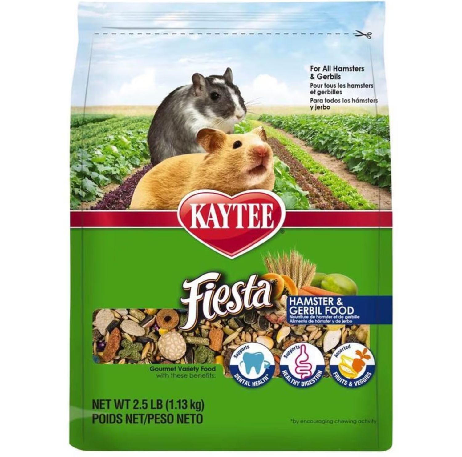 Kaytee Fiesta Hamster/Gerbil Food 2.5lb