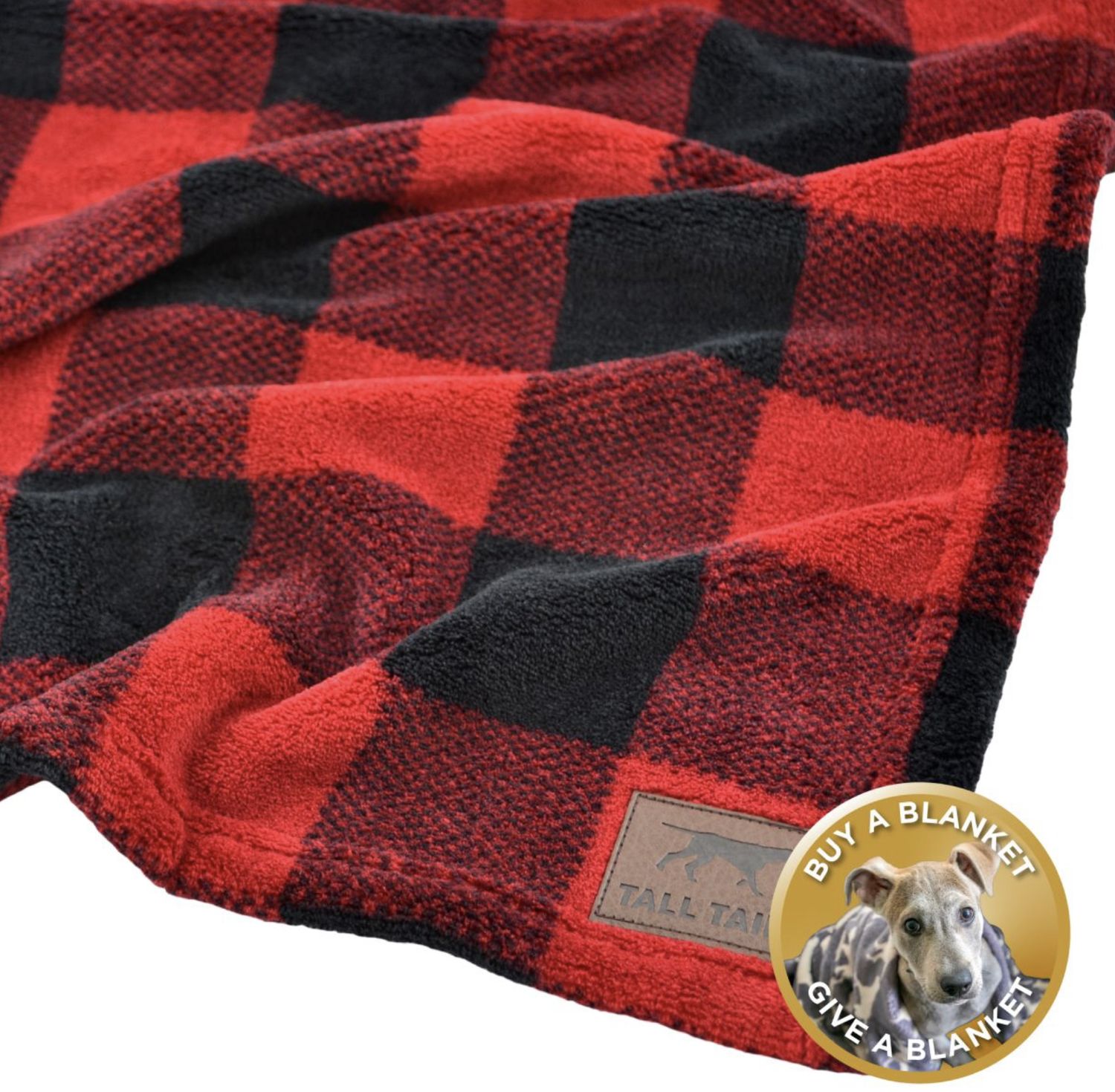Tall Tails Dog &amp; Cat Blanket Hunters Plaid 30" X 40"