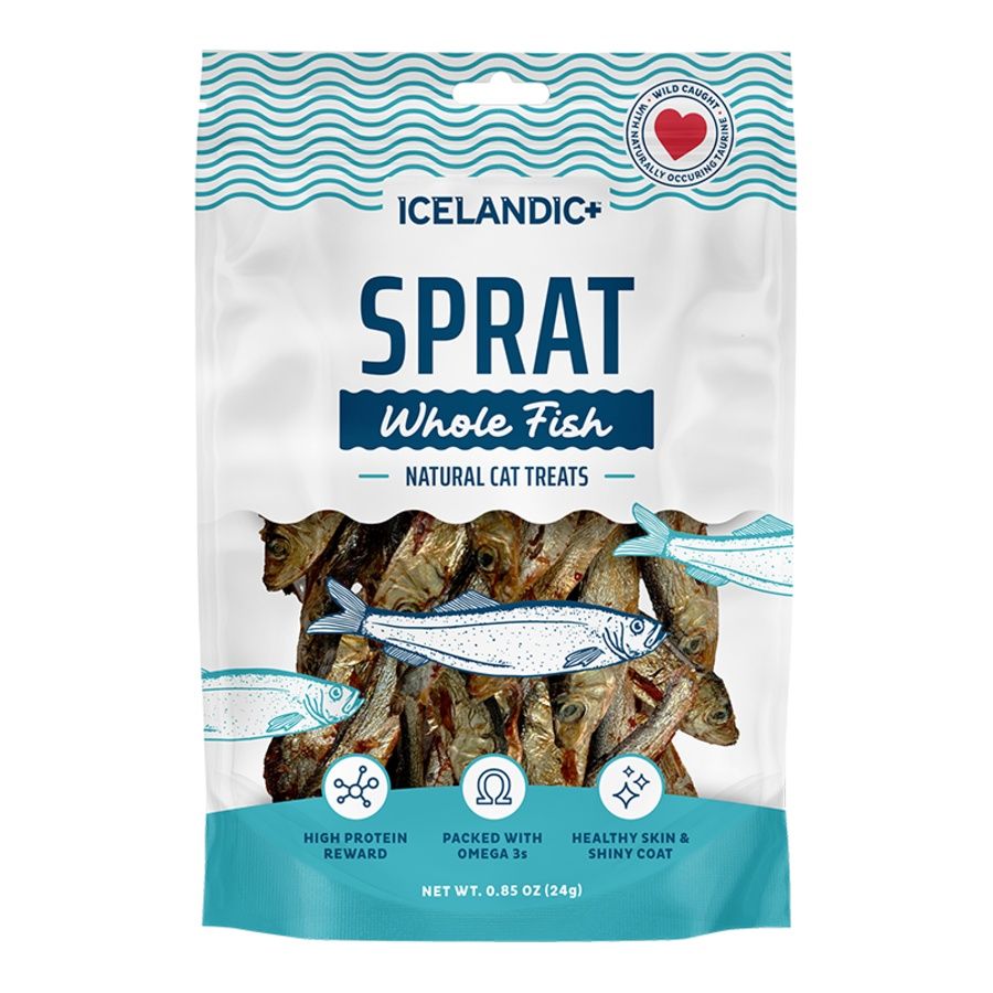Icelandic Cat Whole Fish Sprats 0.85oz