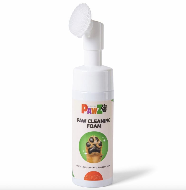 Pawz Dog Foaming Paw Cleanser With Brush