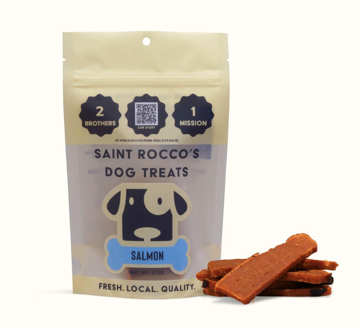 Saint Rocco’s Dog Salmon, Size: 8oz