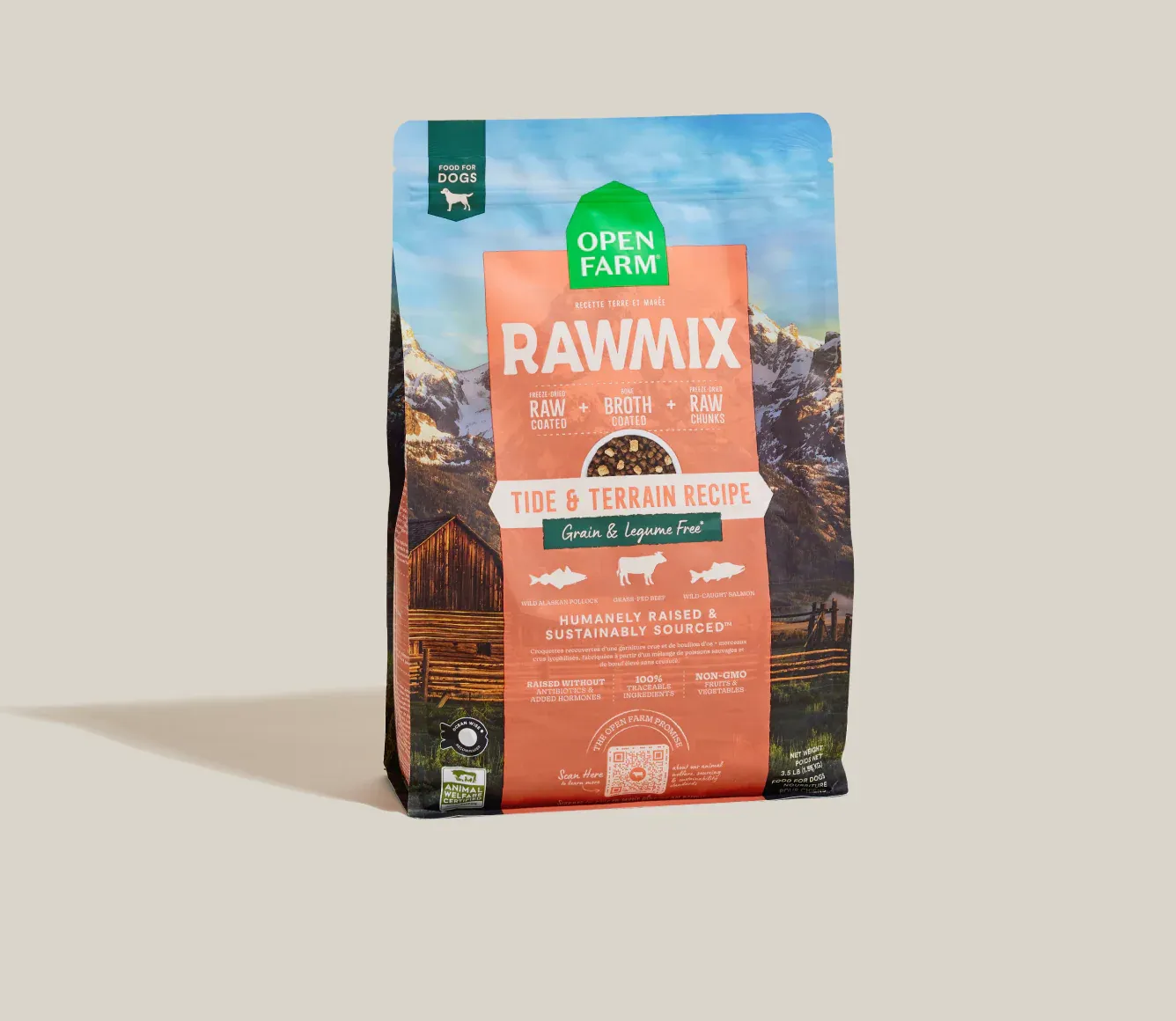 Open Farm Dog RawMix Grain Free Tide &amp; Terrain, Size: 20lb