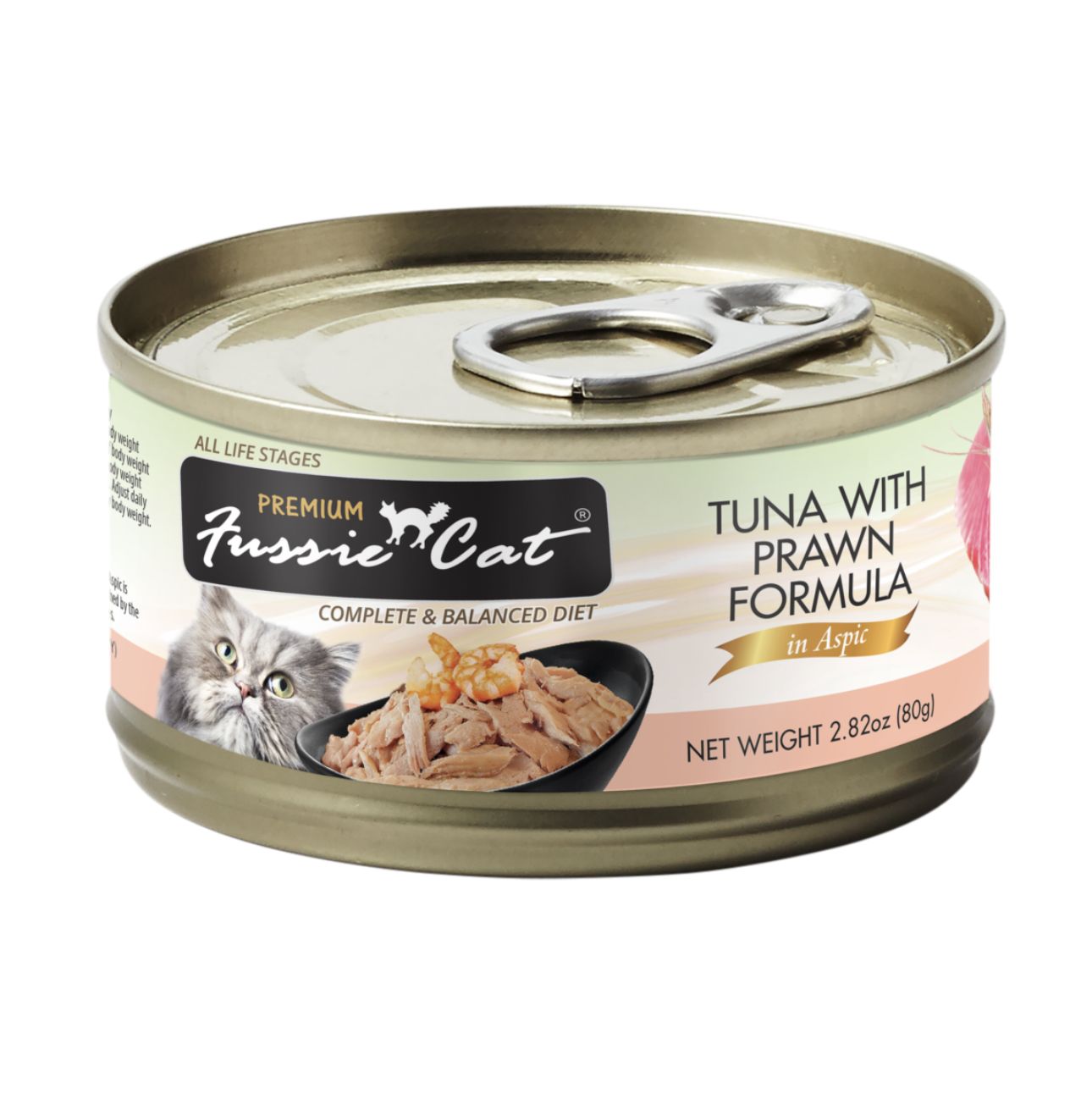 Fussie Cat Premium Tuna &amp; Prawn in Aspic Can 2.82oz