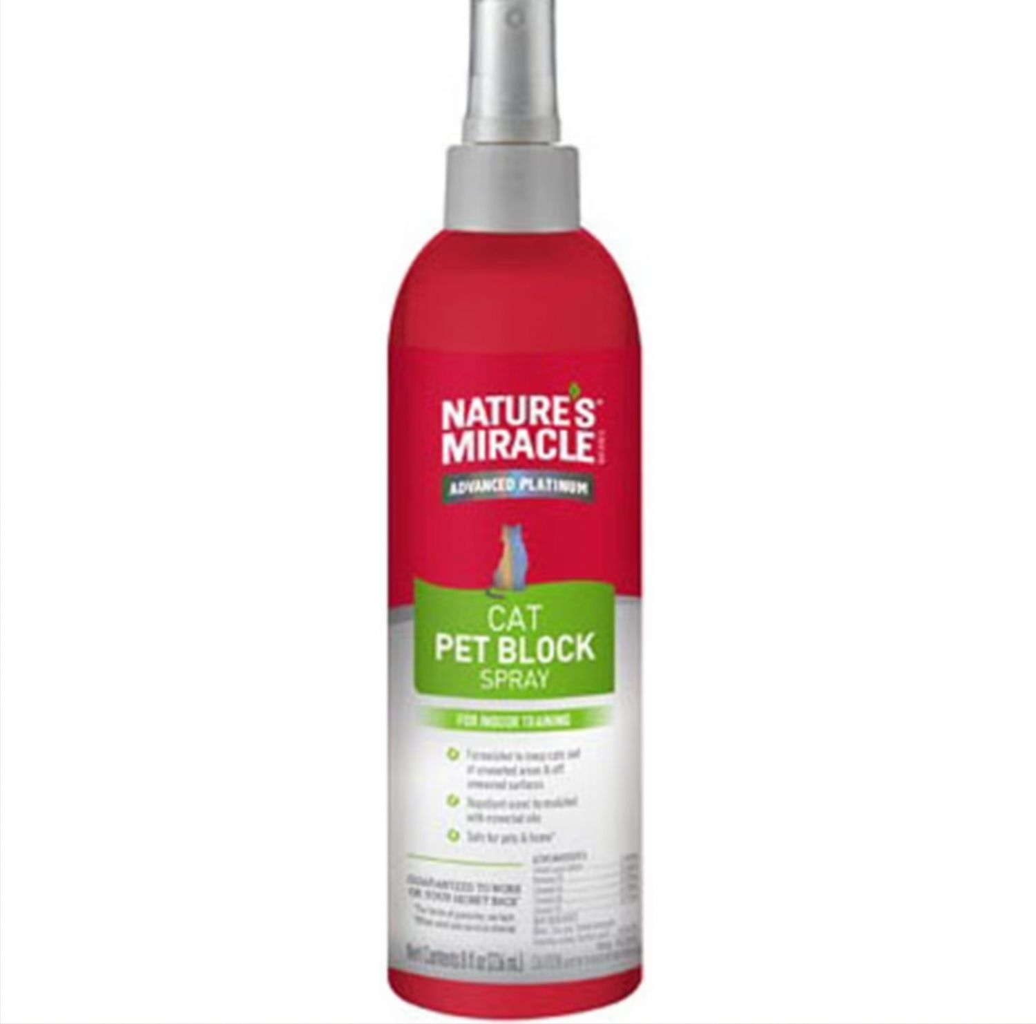 Nature's Miracle Cat Advanced Platinum Block Spray 8oz