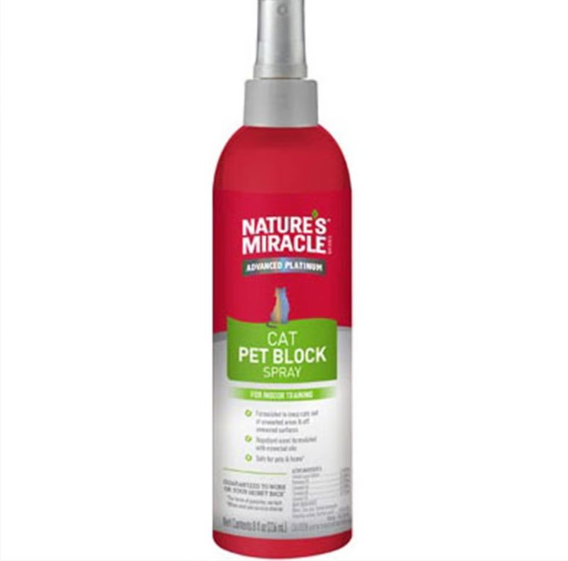 Nature's Miracle Cat Advanced Platinum Block Spray 8oz