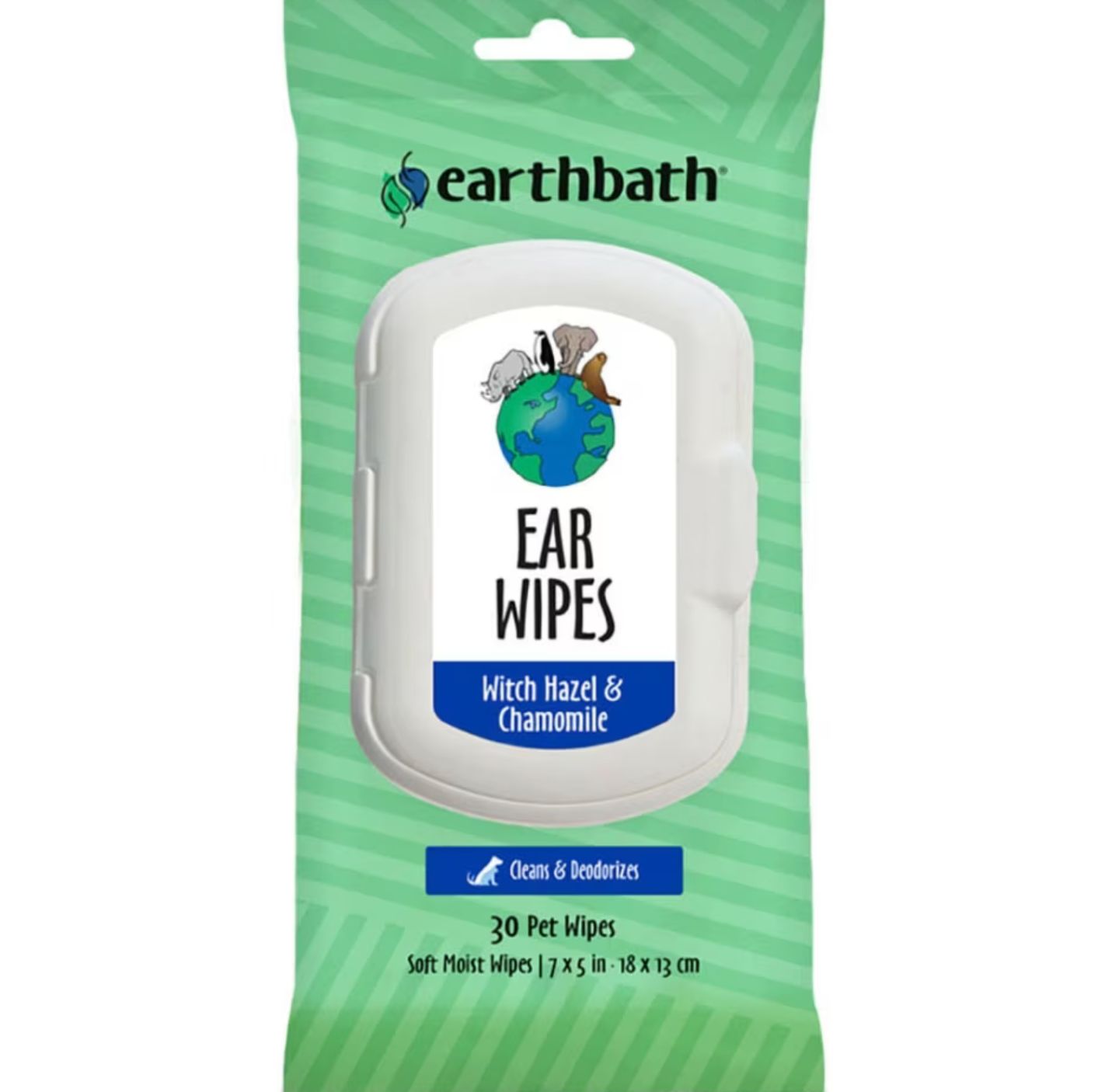 Earthbath Ear Wipes Hazel &amp; Chamomile 30ct