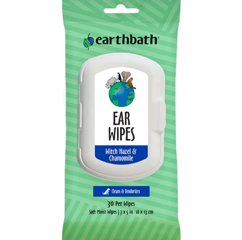 Earthbath Ear Wipes Hazel &amp; Chamomile 30ct
