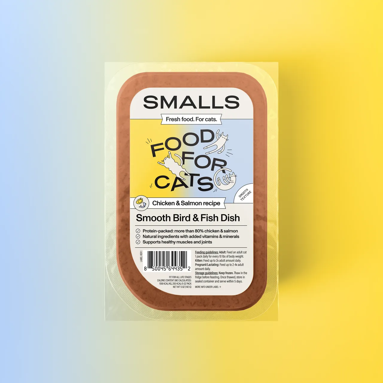 Smalls Cat Frozen Smooth Chicken &amp; Fish 5oz