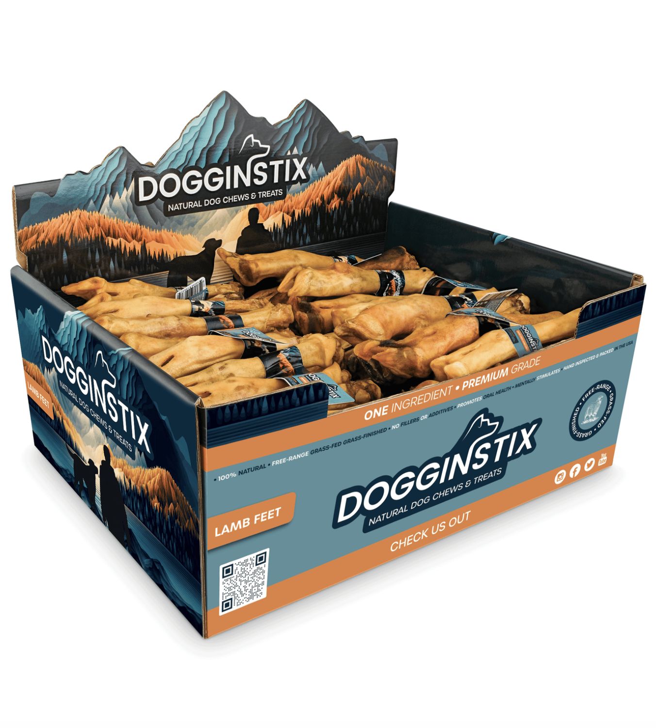Dogginstix Dog Lamb Foot 6in