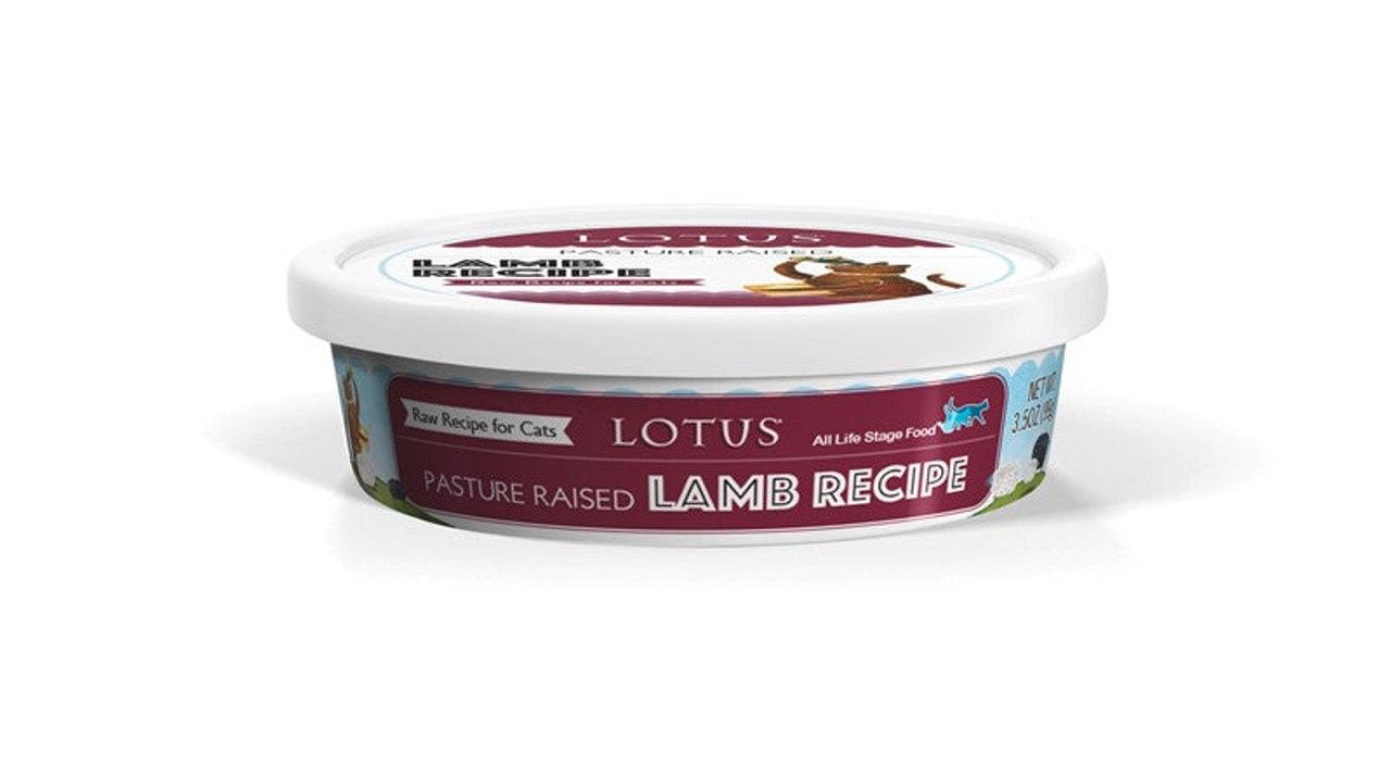 Lotus Cat Frozen Raw Lamb, Size: 3.5oz