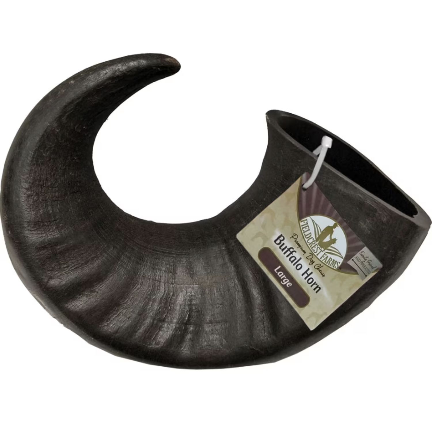 Fieldcrest Farms Dog Buffalo Horns, Size: Large