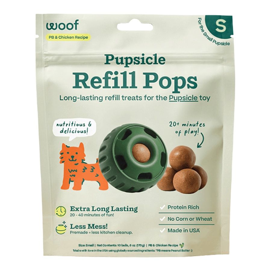 Woof Dog Pops Chicken &amp; Peanut Butter, Size: Small 6oz