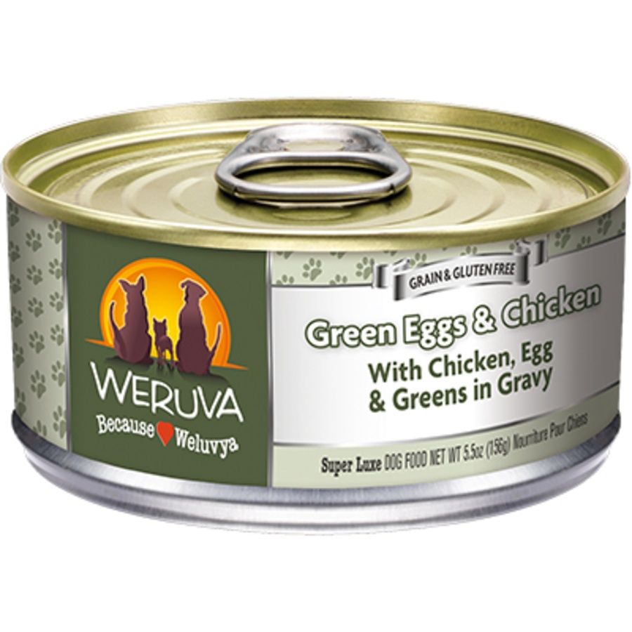 Weruva Dog Green Eggs And Chicken Can, Size: 5.5oz