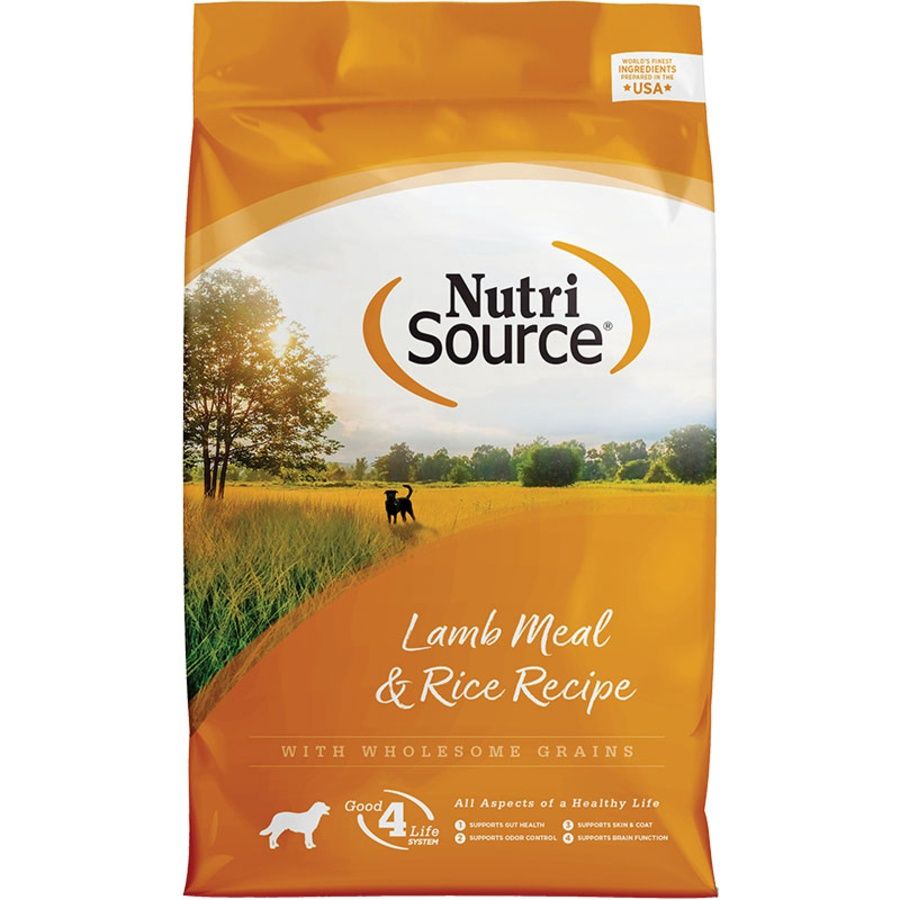 NutriSource Dog Lamb &amp; Rice, Size: 4lb