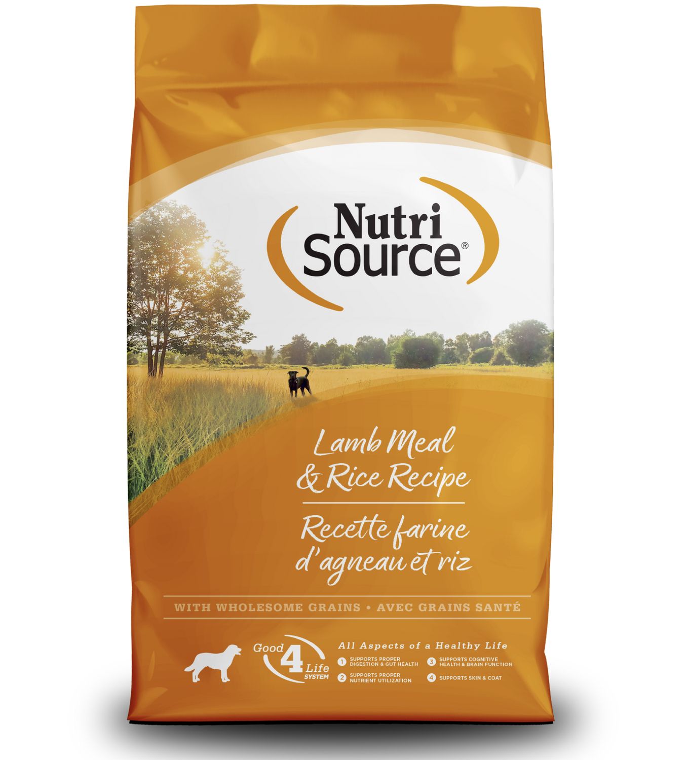 NutriSource Dog Lamb Meal &amp; Rice, Size: 4lb