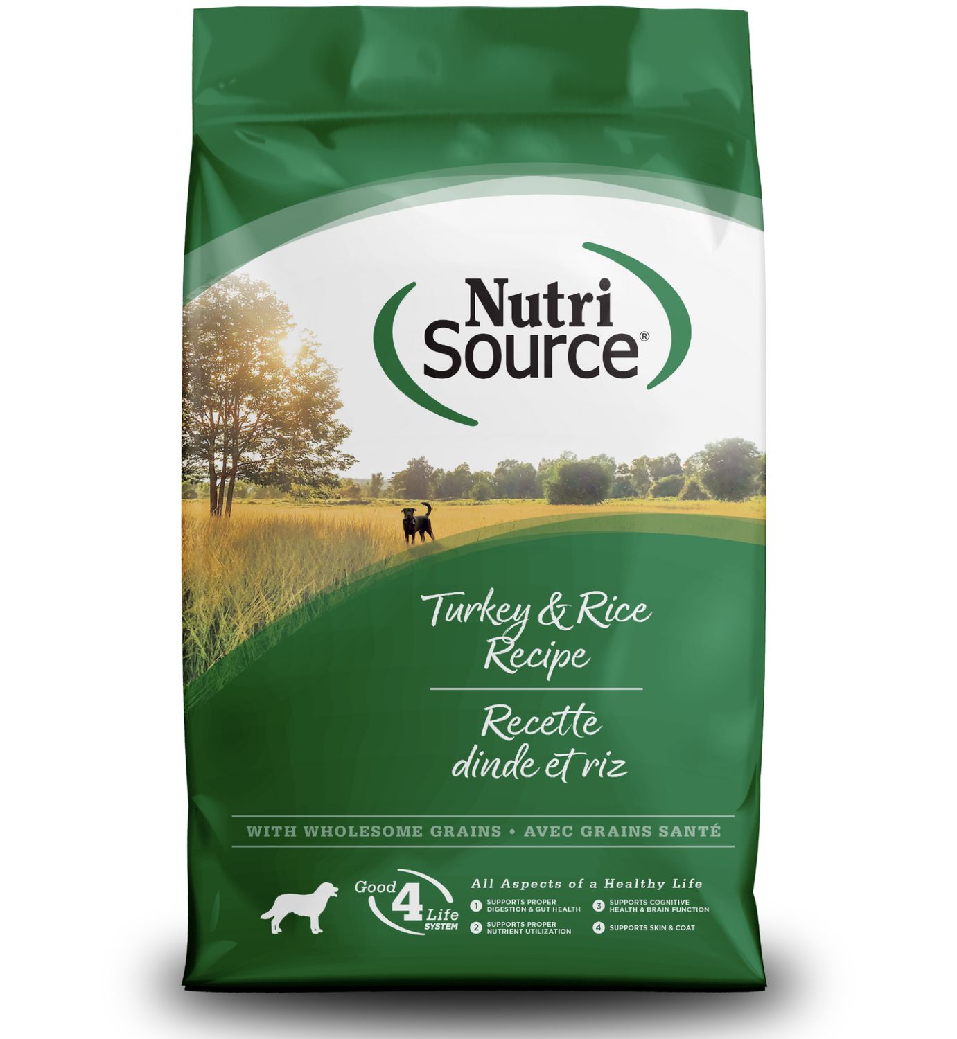 NutriSource Dog Turkey &amp; Rice, Size: 4lb