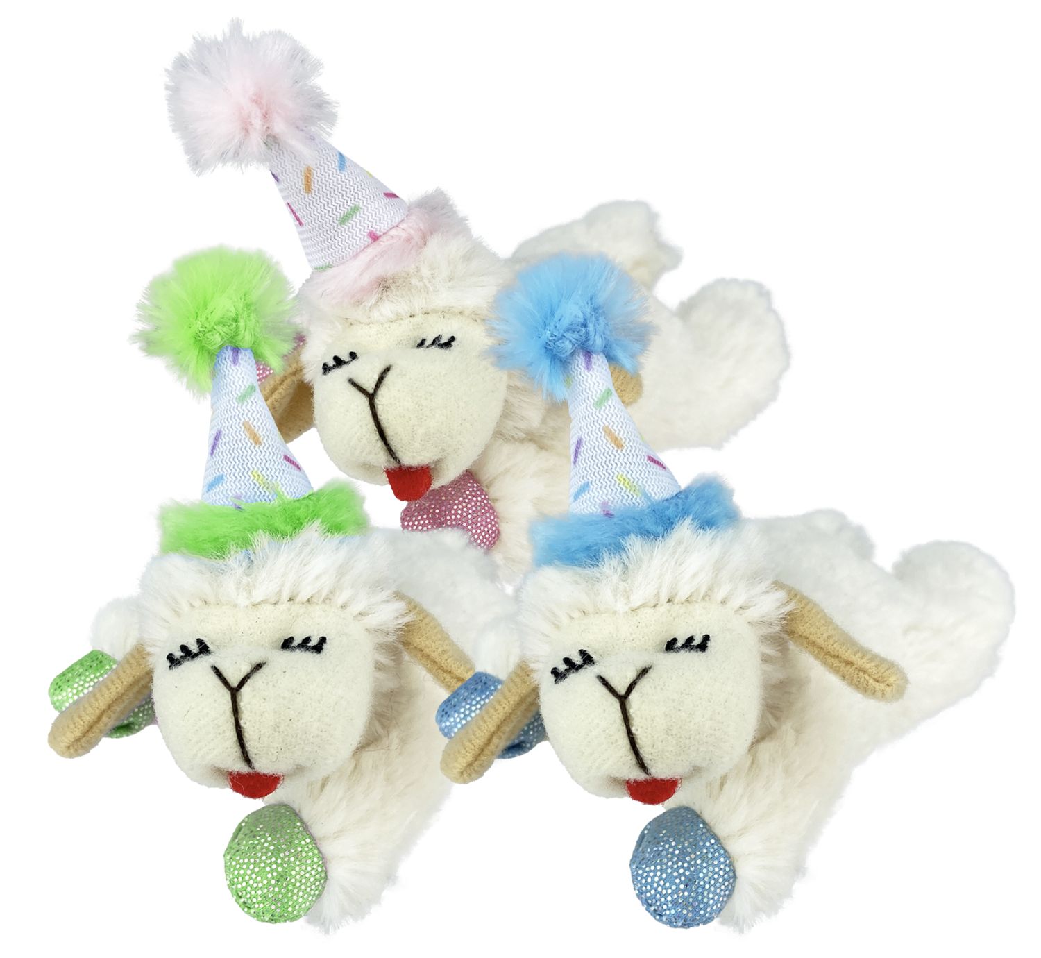 Multipet Cat Birthday Lamb Chop Small Assorted