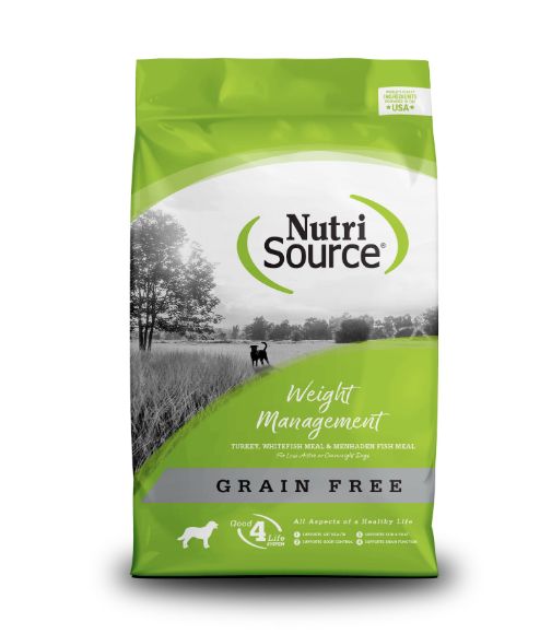 NutriSource Dog Grain Free Weight Management Turkey, Size: 4lb