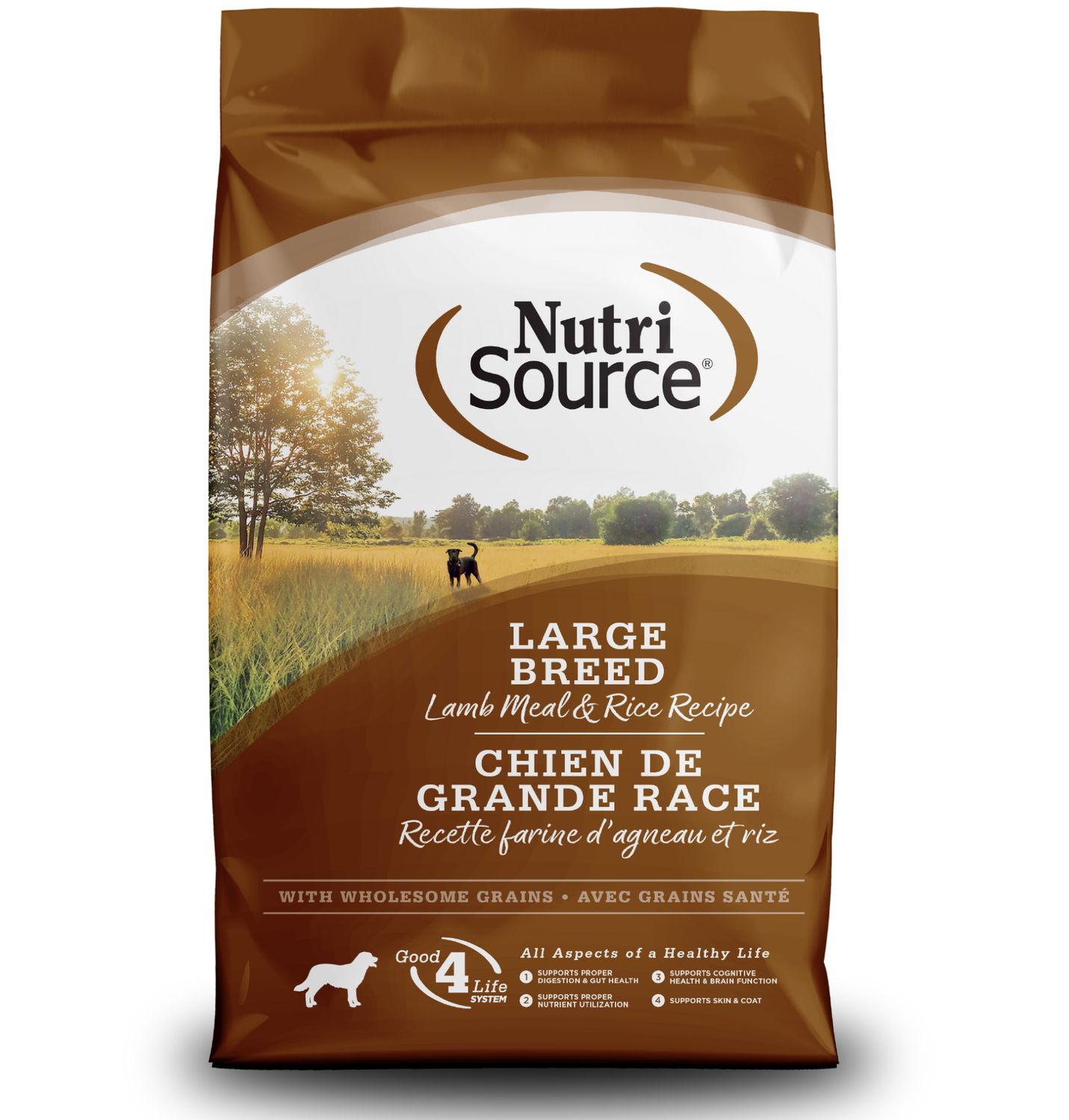 NutriSource Dog Large Breed Lamb Meal &amp; Rice 26lb