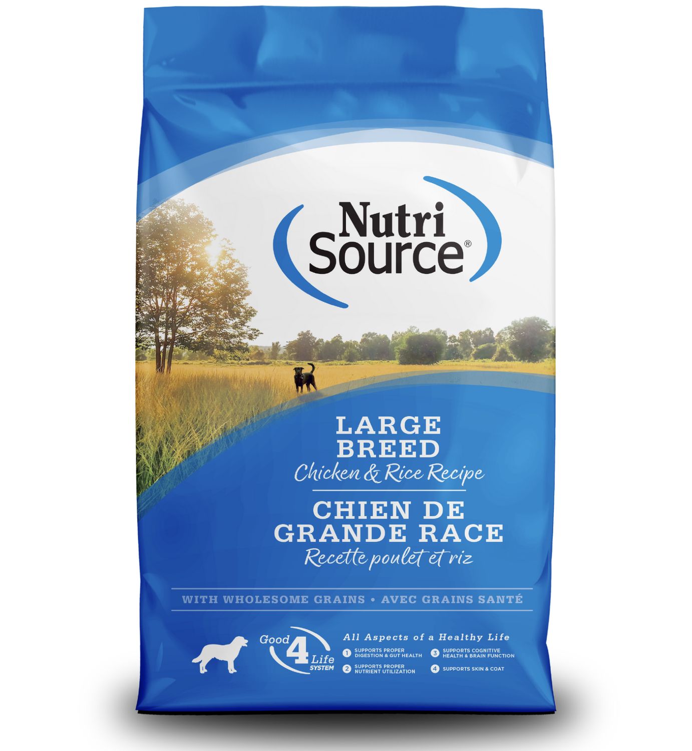 NutriSource Dog Large Breed Chicken &amp; Rice 26lb