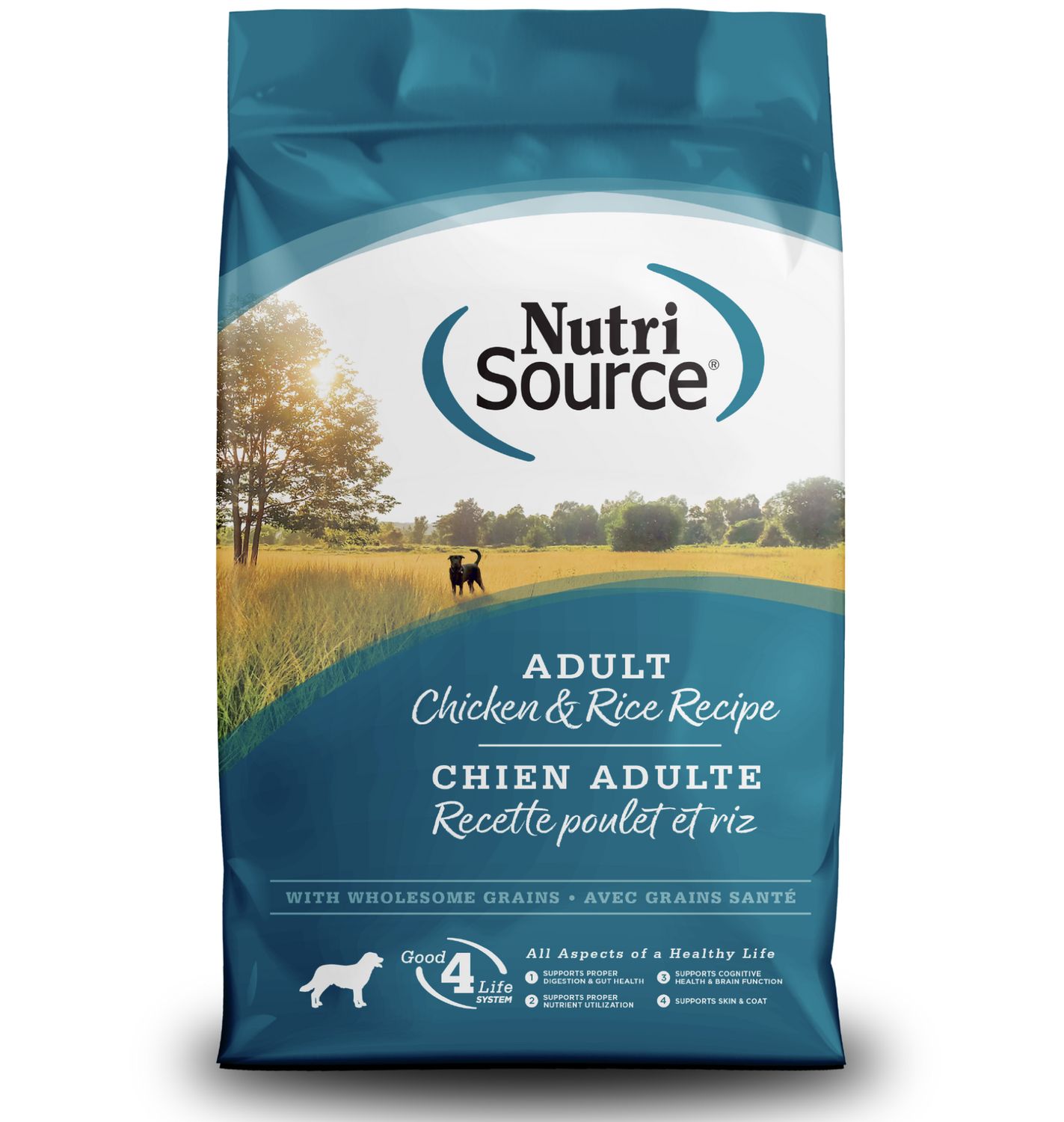 NutriSource Dog Adult Chicken &amp; Rice, Size: 4lb